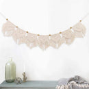 Wall Hanging Fringe Banner - Boho Chic Bohemian Decor - Apartment Dorm Living Room Bedroom Decorative Art, 7 Flags
