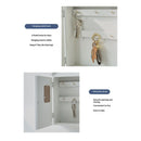 Nautical Style Key Cabinet, Mediterranean Wall Mounted Key Cabinet Wooden Keys Organizer for Office Home Bookstore Dining Room