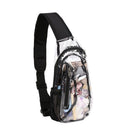 Clear Sling Bag, Stadium Approved Clear Bag, Transparent Chest Daypack for Hiking, Stadium or Concerts（only bag）