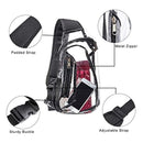 Clear Sling Bag, Stadium Approved Clear Bag, Transparent Chest Daypack for Hiking, Stadium or Concerts（only bag）
