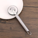 Ravioli Cutter with Stainless Steel Wheel, Ideal for Cutting, Sealing, and Crimping Pasta, Dough, pierogi and dumplings, multi pastry cutter, pastry cutter crimper