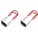 2 pack Canning Jar Lifter Tongs, Stainless Steel Jar Lifter with Grips - for Slip Wide-Mouth Clip for Kitchen Restaurant