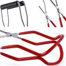 2 pack Canning Jar Lifter Tongs, Stainless Steel Jar Lifter with Grips - for Slip Wide-Mouth Clip for Kitchen Restaurant