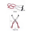 2 pack Canning Jar Lifter Tongs, Stainless Steel Jar Lifter with Grips - for Slip Wide-Mouth Clip for Kitchen Restaurant