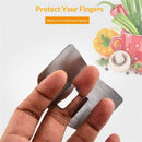 3 pack Stainless Steel Finger Guard for Slicing - Cutting Protector to Avoid Accidents when Chopping and Kitchen Safe Chop Cut Tool