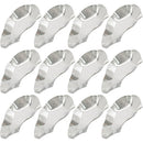 12pcs Stainless Steel Oyster Shells Oyster, Grilling Shells for Cooking Oysters Shrimp Scallops Clams