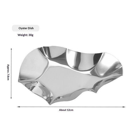 12pcs Stainless Steel Oyster Shells Oyster, Grilling Shells for Cooking Oysters Shrimp Scallops Clams