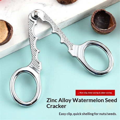 3 pack for Silver Nuts Pistachio Sheller Opener Kitchen Tools Nutcracker Multi-Function Walnut Pine Sheller Opener Nut Crackers Kitchen Utensils