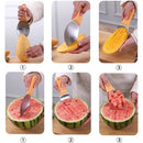 2 pack Mango Slicer Cutting Tool, Mango and Kiwi Splitter Divider Cuber Corer Remover,Watermelon Cutter Tool,Kitchen Tools for Making Fruit Salad