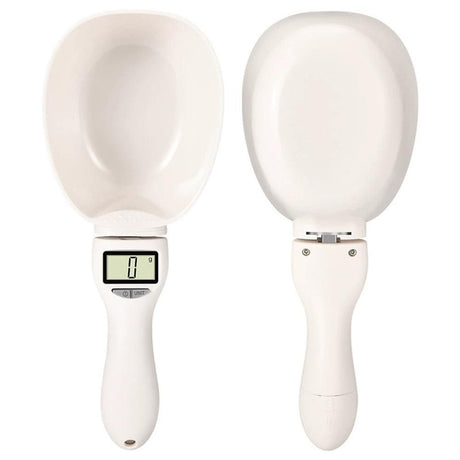Digital Measuring Spoon Scale, Food Measuring Scoop Scale, Food Weight Scale Grams and Ounces, Polygons Measuring Spoon, ABS Kitchen Weight Scale for Food with LCD Screen（Battery not included）
