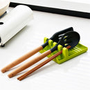 3 Pack Utensil Rest for Stove Top, Spatula/Ladle/Spoon Rest with Drip Pad & Pot Lid Holder Stand for Kitchen, Cooking Utensil No Drip Holder, Multifunction Kitchen Spatula Rack with Lid Holder