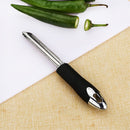 2 pack Chili Pepper Corer Stainless Steel Zucchini Cucumber Corers Special Kitchen Gadgets With Serrated Edge Easy Remove The Seeds Of Your Veggies & Fruits