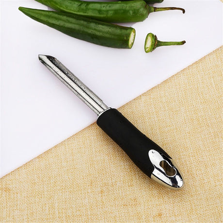 2 pack Chili Pepper Corer Stainless Steel Zucchini Cucumber Corers Special Kitchen Gadgets With Serrated Edge Easy Remove The Seeds Of Your Veggies & Fruits