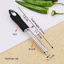 2 pack Chili Pepper Corer Stainless Steel Zucchini Cucumber Corers Special Kitchen Gadgets With Serrated Edge Easy Remove The Seeds Of Your Veggies & Fruits