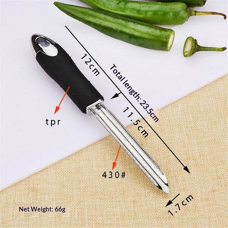 2 pack Chili Pepper Corer Stainless Steel Zucchini Cucumber Corers Special Kitchen Gadgets With Serrated Edge Easy Remove The Seeds Of Your Veggies & Fruits