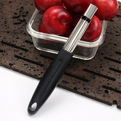 Premium Apple Corer Tool 4 Pack – Kitchen Stainless Steel Apple Core Remover, Fruit Corer for Pears, Cucumbers, Cupcakes & More – Dishwasher Safe