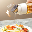 Precision Pour Glass Oil Dispenser , Drip-free Spout, Vinegar Dispenser Bottle for Kitchen, Borosilicate Glass Olive Oil Bottle for Cooking（Only bottles）