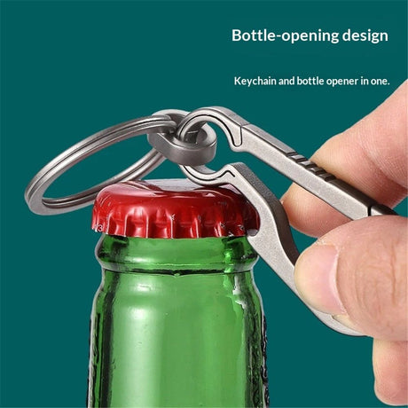 Quick Release Keychain, Pull Apart Key Chain Clip,Carabiner Keychain Clip for Outdoor, Carabiner for Keys Key Rings Heavy Duty