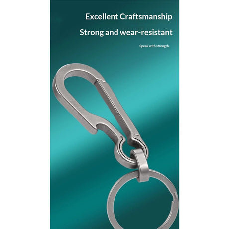 Quick Release Keychain, Pull Apart Key Chain Clip,Carabiner Keychain Clip for Outdoor, Carabiner for Keys Key Rings Heavy Duty