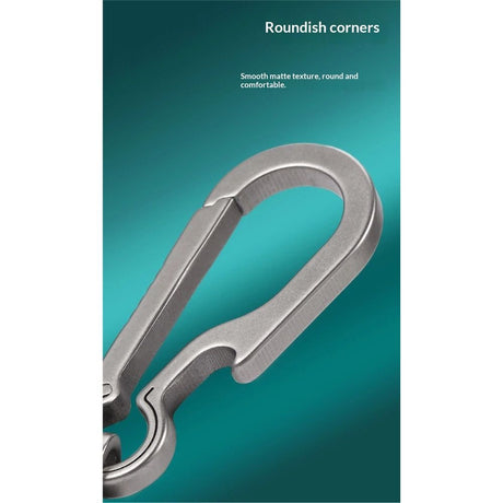 Quick Release Keychain, Pull Apart Key Chain Clip,Carabiner Keychain Clip for Outdoor, Carabiner for Keys Key Rings Heavy Duty