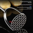 Potato Masher Stainless Steel, Long handle Potato Smasher, Mashed Potatoes Masher Kitchen Tool for Avocado,Potatoes, Beans, Vegetables, Large Heavy Duty Mashing Utensil