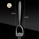 Potato Masher Stainless Steel, Long handle Potato Smasher, Mashed Potatoes Masher Kitchen Tool for Avocado,Potatoes, Beans, Vegetables, Large Heavy Duty Mashing Utensil