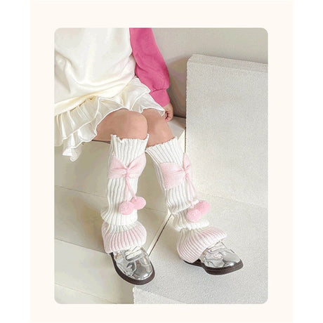 Long Leg Warmers for Women acrylic Cable Knit Thigh High Leg Warmers Loose Socks, for Dance Practice Yoga Sports
