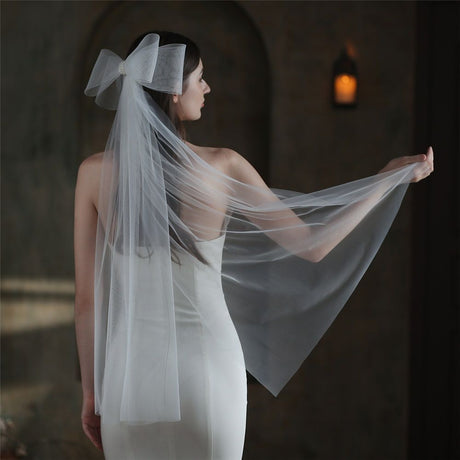Cathedral Wedding Veil - Long Veils for Brides, Dress Accessories, Wedding Veil With Hair Clip Bachelorette Party Veils for Women Wedding