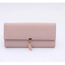 Wallet for Women PU Leather Leaf Pendant Card Holder Phone Checkbook Organizer Zipper Coin Purse | Leaf Pendant, Card Holder, Phone, Checkbook, Organizer, Zipper