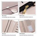 Wallet for Women PU Leather Leaf Pendant Card Holder Phone Checkbook Organizer Zipper Coin Purse | Leaf Pendant, Card Holder, Phone, Checkbook, Organizer, Zipper