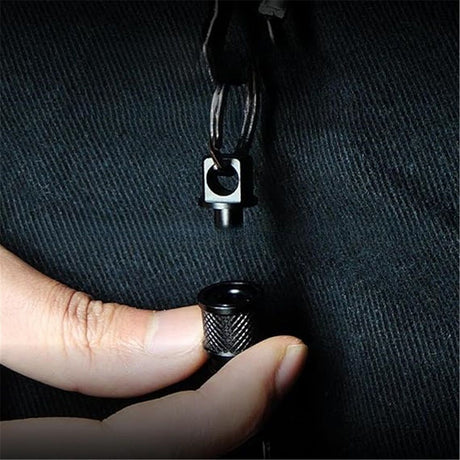 Quick Release Keychain, Carabiner Keychain Key Rings, Detachable Pull Apart Double-End Swivel Key Chain Linker