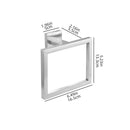 Bath Towel Holder Stainless Steel Towel Hanger Towel Ring for Bathroom Lavatory Wall Mount,  Towel Ring for Bath RV