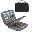 35 Slots Watch Bands Storage Bag, Watch Band Carrying Case Fit for Most Sizes of Watch Straps, Watch Band Holder Organizer,Bag Only (Black)