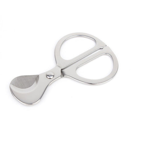 Cigar Scissors Cutter,Stainless Steel Guillotine Double Blade Straight Cut Scissors (Silver) for Cigars