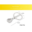 Cigar Scissors Cutter,Stainless Steel Guillotine Double Blade Straight Cut Scissors (Silver) for Cigars
