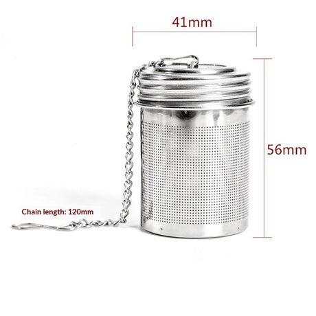 2 pack Tea Infusers for Loose Tea, Extra Fine Mesh Tea Strainers, Stainless Steel Loose Leaf Tea Steeper Tea Diffusers with Extended Chain Hook and Drip Tray