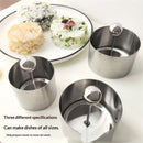 3 pack Mold Rice Ball Maker: Stainless Steel Sushi Mold with Press Set Round Lunch Maker for Kids Lunch Bento and Home Use