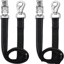 Trailer Cross Tie, Horse Haulage Adjustable Nylon Straps Leads with Panic Snap Fixed Eye Equestrian Equipment