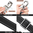 Trailer Cross Tie, Horse Haulage Adjustable Nylon Straps Leads with Panic Snap Fixed Eye Equestrian Equipment