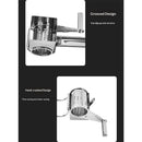 Rotary Cheese Grater Stainless Steel Handheld Rotary Parmesan Grater Cheese Cutter Slicer Shredder with 4 Stainless Drum for Grating Hard Chocolate Nuts Kitchen Tool