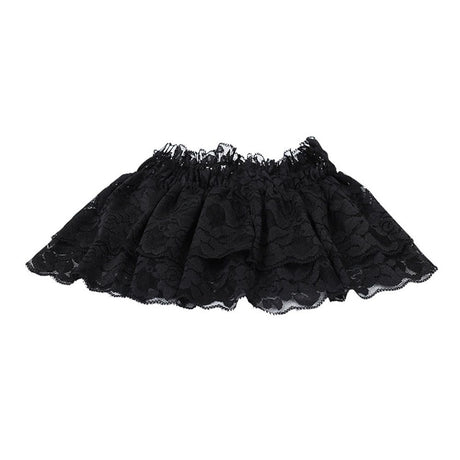 Neck Collar Ruff Gothic Lace Neck Ruff Collar, Neck Costume with Renaissance Vampire Choker for Women (black)