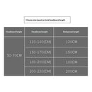 Waterproof Stretch Bed Headboard Cover Wipeable Headboard Slipcover Dustproof Bed Head Cover for Bedroom (Black,150CM*70CM)