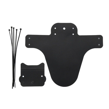 FENDER BLACK WITH STEALTH, Front and Rear Compatible Bicycle Mudguard, Plus Size and Fat Bike Wheel Sizes(26.5*22CM)