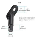 2 pack Bike Trailer Hitch Connector Coupler Bicycle Adapter for Children's Trailers,Cargo and Pet Bicycle Trailers,Black Adapter Accessories