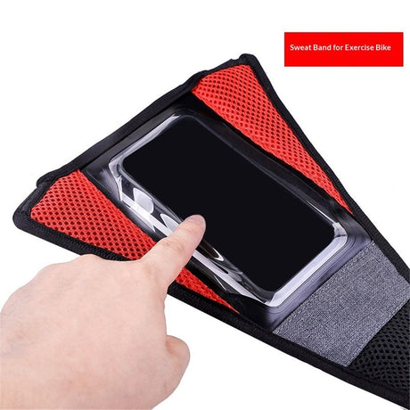 Bike Sweat Catcher,Sweat Catcher Turbo Trainer,Bike Sweat Net Sweat Cover for Smartphone,Cycling Road ycle Trainer Sweatbands Sports Cycling Riding Sweat Tape Band Sweat Catcher Trainer
