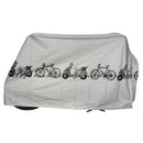 2 pack UV protector cover dustproof Bike Rain Dust Cover Waterproof Outdoor Gray For Bike Bicycle Cycling（Only rain cover）