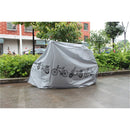 2 pack UV protector cover dustproof Bike Rain Dust Cover Waterproof Outdoor Gray For Bike Bicycle Cycling（Only rain cover）
