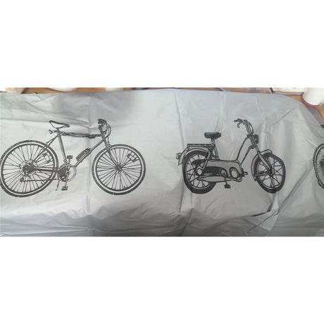 2 pack UV protector cover dustproof Bike Rain Dust Cover Waterproof Outdoor Gray For Bike Bicycle Cycling（Only rain cover）