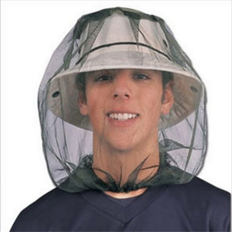 Mosquito Head Net for Insect, 6 Pack, Fly & Bug Protection | Ultra Large & Long, Extra Fine Holes for Camping, Hiking, Fishing, Gardening, Safari, Fits All Hats for Men & Women（Excluding hat）