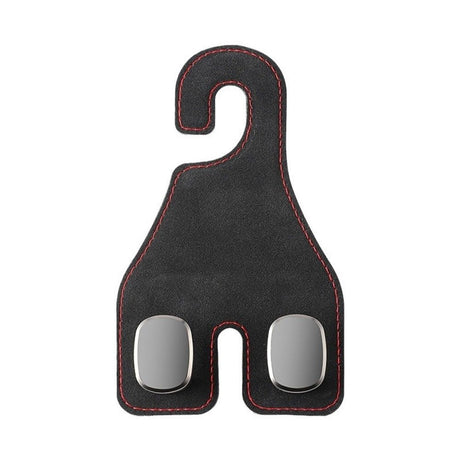 Car Seat Headrest Hooks - 2 Pack Universal Car Purse Hook, Car Bag Purse Holder with Double Hooks for Handbags, Grocery Bags, Bottles, Phones